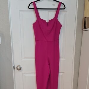 Chic Fuchsia Jumpsuit